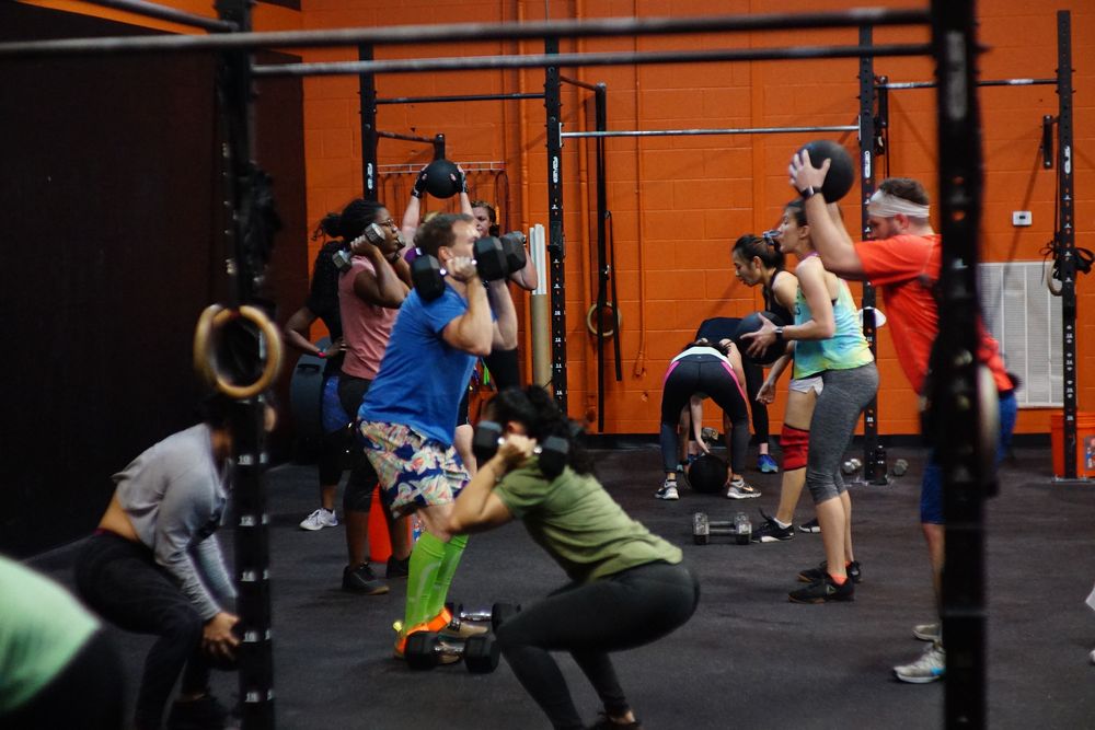 CrossFit Solid Orange Logo