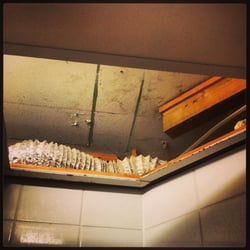Fit for Free - Het plafond is kapot en vies!