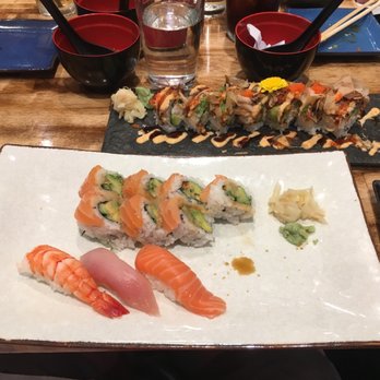 Tom Sushi - Alaska Combo, and Black Dragon roll - Sushi Bars Near Me - Vancouver, British Columbia