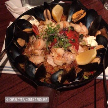 Sea Level NC - Paella for two. Go ahead and add an additional serving! - Seafood Near Me - Charlotte, North Carolina Sea Level NC - Paella for two. Go ahead and add an additional serving! - Seafood Near Me - Charlotte, North Carolina