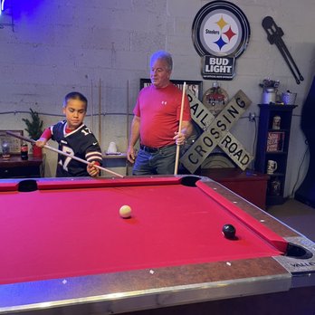 Route 40 LumberJaxe - Nice pool table with plenty of space to shoot. - Sports Bars Near Me - Belmont, Ohio Route 40 LumberJaxe - Nice pool table with plenty of space to shoot. - Sports Bars Near Me - Belmont, Ohio