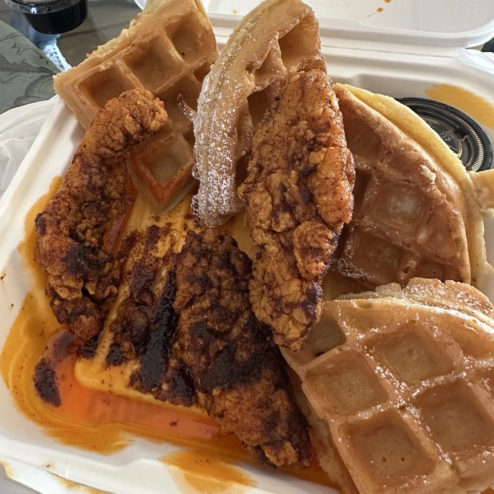 Chicken n waffle is a no