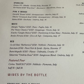 Brodeto - Wines by the glass - Seafood Near Me - Raleigh, North Carolina