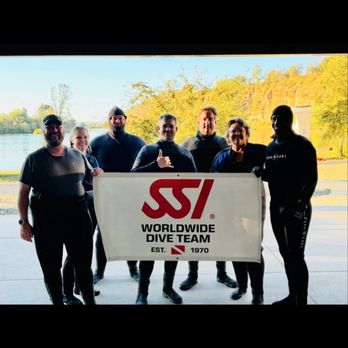 Dolphin Scuba Center - Myself, Best friend/diving buddy, Richard, Dave, Bill,and other students at open dive weekend at black miners bar , Folsom - Scuba Diving Near Me - Sacramento, California