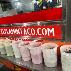 El Flamin Taco - Koreatown - Salsa