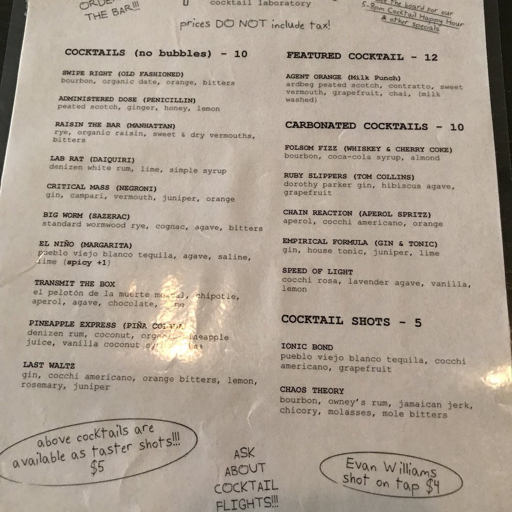 Yours Sincerely - Menu - Cocktail Bars Near Me - Brooklyn, New York Yours Sincerely - Menu - Cocktail Bars Near Me - Brooklyn, New York