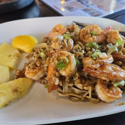 Garlic Shrimp Egg Noodle