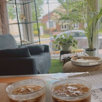 Candelaria Espresso Bar - 2 iced cortados. Delicious - Coffee & Tea Near Me - Matawan, New Jersey