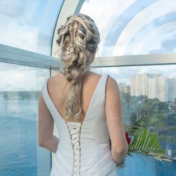 Trish Van Zee Beauty - Boho braided style with intricate details for a stunning look.