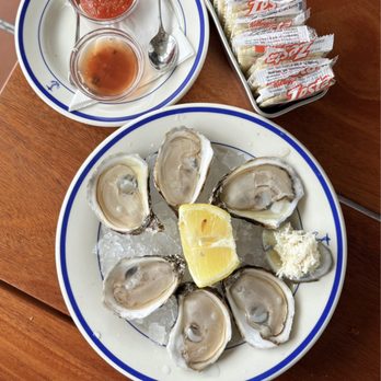 Clark's Oyster Bar - Pink Moon Oysters ($4.50 each) - Desserts Near Me - Menlo Park, California Clark's Oyster Bar - Pink Moon Oysters ($4.50 each) - Desserts Near Me - Menlo Park, California