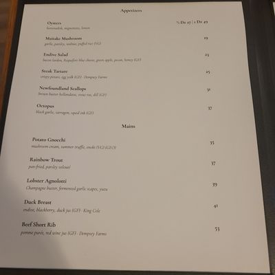 Menu photo 1 ēst Restaurant Toronto, ON