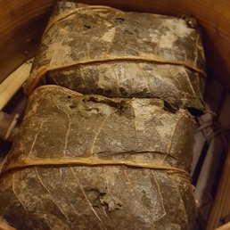 Steamed Sticky Rice in Lotus Leaf