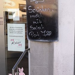Metzgerei Kaiser - Tagesaktueller Mittagstisch (Wochenmenü über die Facebookseite der Metzgerei einsehbar)