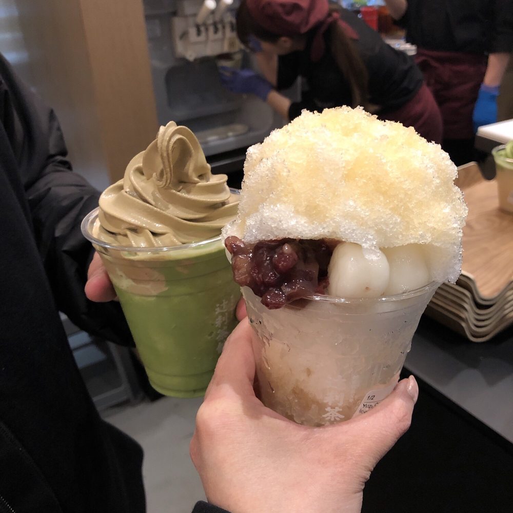 Tsujiri Richmond - Matcha shaved ice and yuzu citron shaved ice - Japanese Near Me - Richmond, British Columbia Tsujiri Richmond - Matcha shaved ice and yuzu citron shaved ice - Japanese Near Me - Richmond, British Columbia
