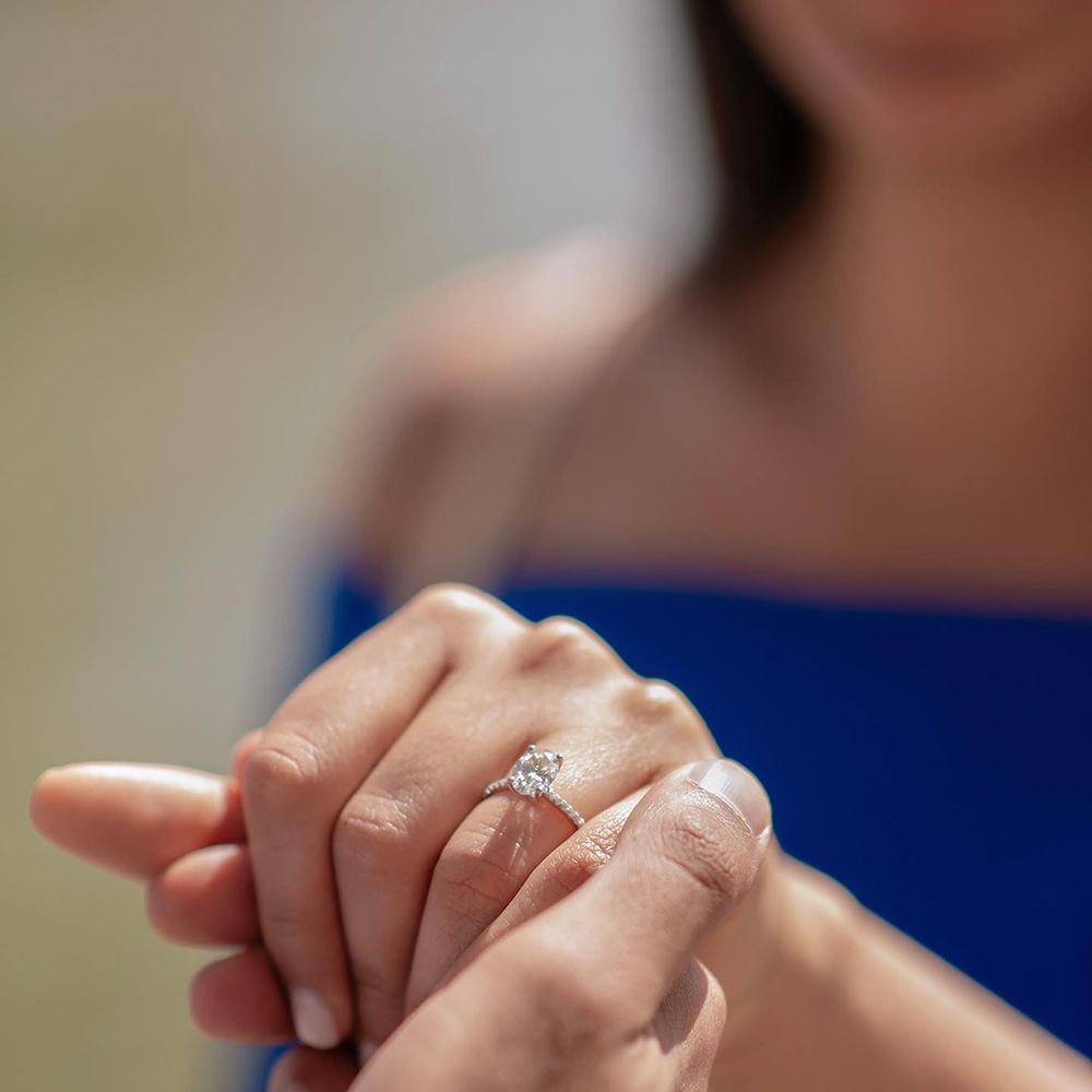 The Diamond Guys - The ring on my Fiancée's finger - Jewelry Near Me - Sherman Oaks, California