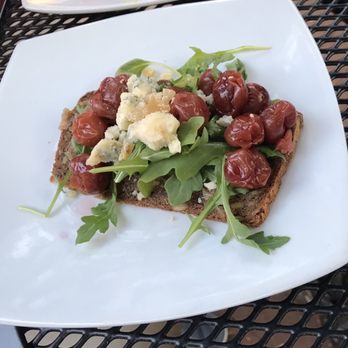 Hamiltons' At First and Main - Cherry and blue cheese smorrebrod - New American Near Me - Charlottesville, Virginia Hamiltons' At First and Main - Cherry and blue cheese smorrebrod - New American Near Me - Charlottesville, Virginia