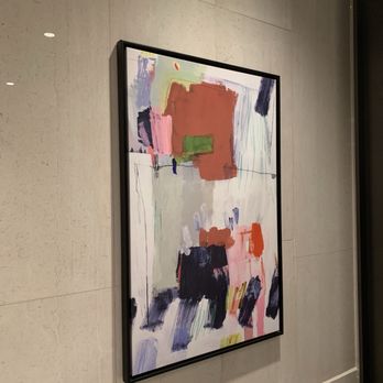 Rumi's Kitchen - Colony Square - Contemporary abstract art. Good for staring at. - Persian/Iranian Near Me - Atlanta, Georgia