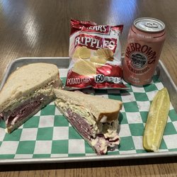 Dov A Licious Deli - Corned Beef Special (Corned Beef / Cole Slaw / Russian Dressing) on Seedless Rye Bread