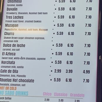 Cafe con Chisme - Menu - Coffee & Tea Near Me - Springdale, Arkansas
