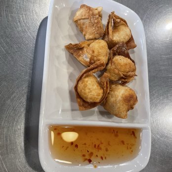 Aung's Bangkok Cafe - Crab Cheese Wonton - 6 - Thai Near Me - Englewood, Colorado Aung's Bangkok Cafe - Crab Cheese Wonton - 6 - Thai Near Me - Englewood, Colorado