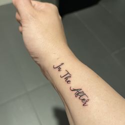 The Hermit Tattoo - Tattoo day one.