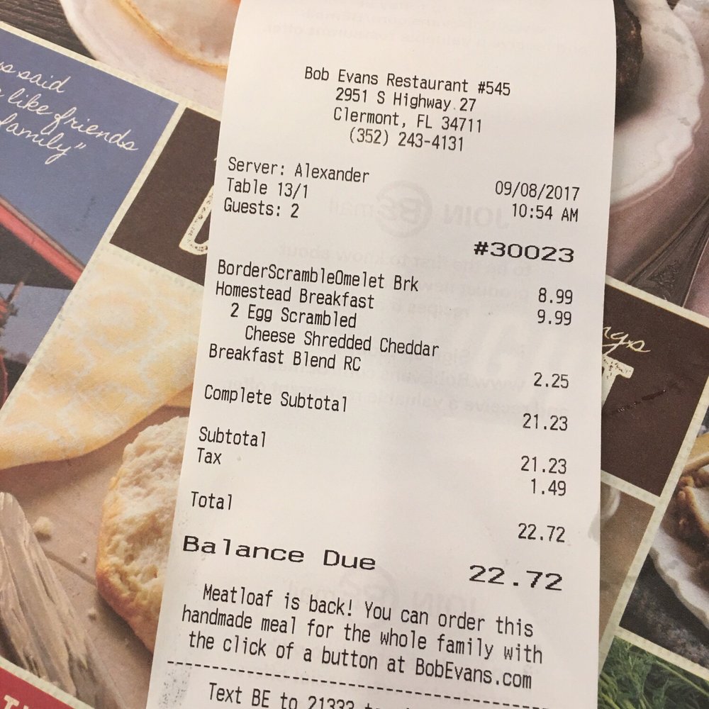 Bob Evans - Cheap - American Near Me - Clermont, Florida