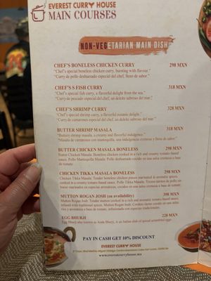 Menu photo 6 EVEREST CURRY HOUSE Cabo San Lucas, BCS Menu photo 6 EVEREST CURRY HOUSE Cabo San Lucas, BCS