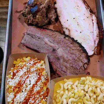 Hurtado Barbecue - Lunch- brisket, turkey, pulled pork, smoked elote (corn), hatched chile mac n cheese - Barbeque Near Me - Arlington, Texas Hurtado Barbecue - Lunch- brisket, turkey, pulled pork, smoked elote (corn), hatched chile mac n cheese - Barbeque Near Me - Arlington, Texas