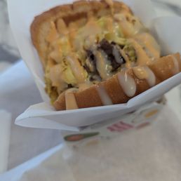 Bulgogi drop sandwich Bulgogi drop sandwich