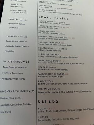 Menu photo 5 Union New American Tampa, FL