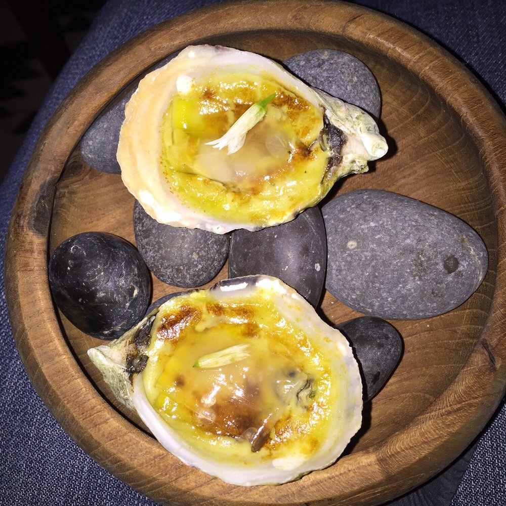Lazy Bear - Broiled shigoku oyster - New American Near Me - San Francisco, California Lazy Bear - Broiled shigoku oyster - New American Near Me - San Francisco, California
