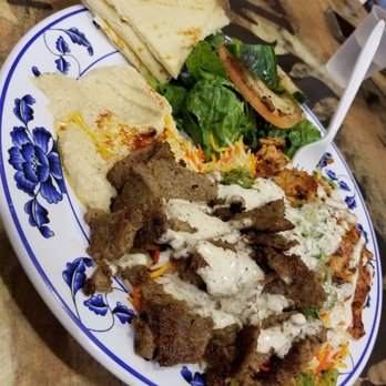 Falafel Corner - Combo platter - Mediterranean Near Me - Sacramento, California Falafel Corner - Combo platter - Mediterranean Near Me - Sacramento, California