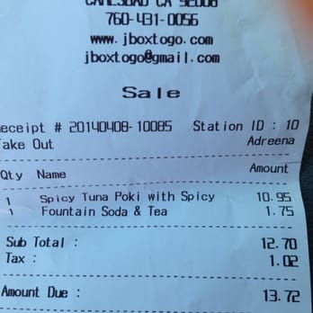 J BOX - Too expensive for what you get - Japanese Near Me - Carlsbad, California