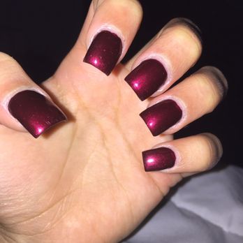 Best City Nails - Acrylic square normal polish - Nail Salons Near Me - Temecula, California