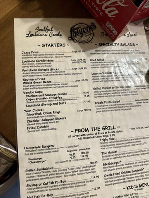 Menu photo 8 Lasyone's Meat Pie Restaurant Natchitoches, LA Menu photo 8 Lasyone's Meat Pie Restaurant Natchitoches, LA