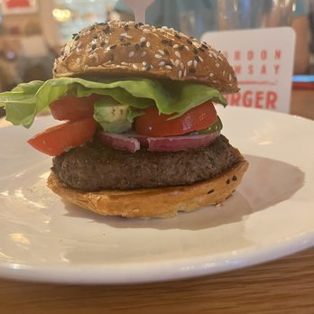Gordon Ramsay Burger - Backyard Burger*. 3/5. Dull. IG: @amei.eats - Salad Near Me - Chicago, Illinois