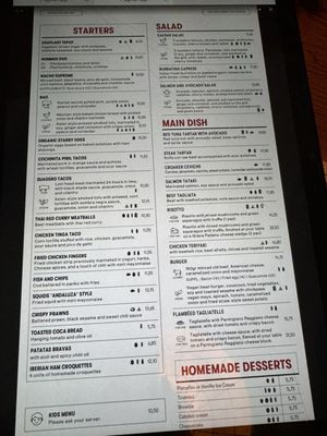 Menu photo 1 La Foga Barcelona, B