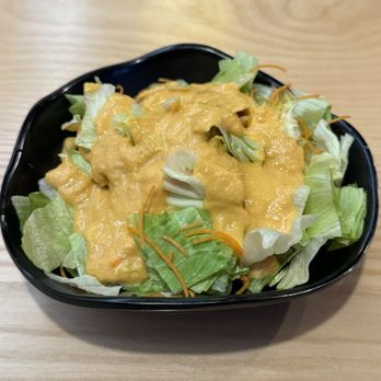 Ohayo Sushi - House salad with ginger dressing - Sushi Bars Near Me - Prairieville, Louisiana Ohayo Sushi - House salad with ginger dressing - Sushi Bars Near Me - Prairieville, Louisiana