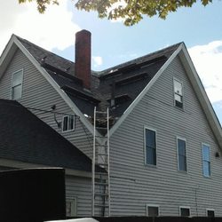 BLM Roofing - Just finished shingling this section - on to the next!