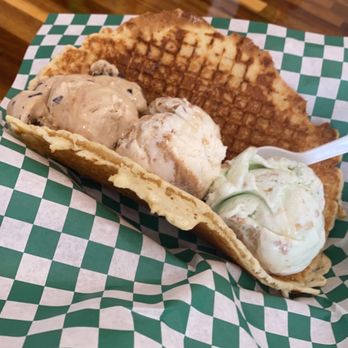LICK Ice Cream - Waffle taco - Desserts Near Me - Columbia, South Carolina LICK Ice Cream - Waffle taco - Desserts Near Me - Columbia, South Carolina