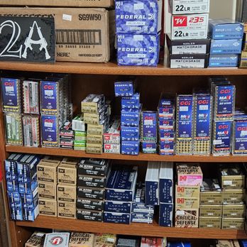 Gwen's Guns & Goods - This is a sample of some of the ammunition in stock. - Guns & Ammo Near Me - West Lafayette, Ohio Gwen's Guns & Goods - This is a sample of some of the ammunition in stock. - Guns & Ammo Near Me - West Lafayette, Ohio