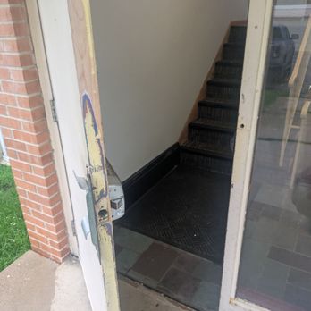 Lion Rock Properties - Broken door to building left open - Real Estate Services Near Me - Saint Louis Park, Minnesota Lion Rock Properties - Broken door to building left open - Real Estate Services Near Me - Saint Louis Park, Minnesota