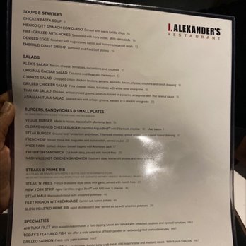 J. Alexander's - So many options to choose from - Steakhouses Near Me - Plantation, Florida J. Alexander's - So many options to choose from - Steakhouses Near Me - Plantation, Florida