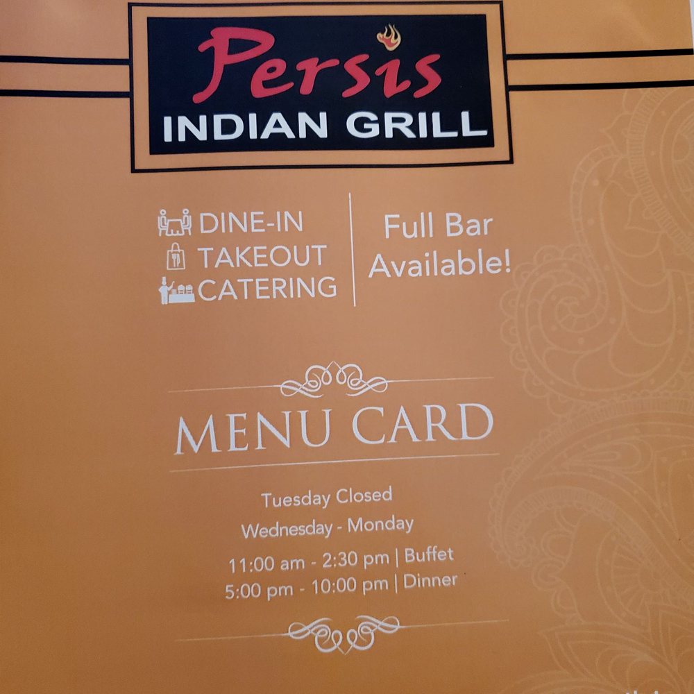 Persis - Menu - Indian Near Me - Augusta, Georgia Persis - Menu - Indian Near Me - Augusta, Georgia