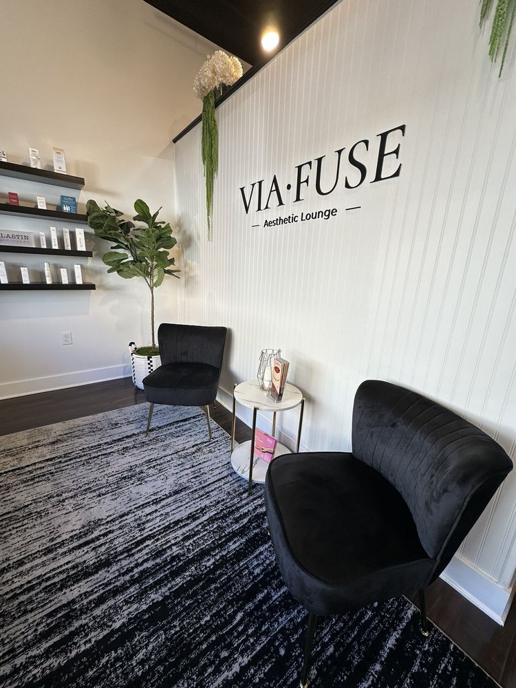 ViaFuse Aesthetic Lounge Logo