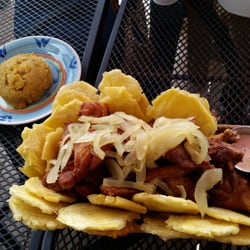 El Calipso - Bandeja de carnes y pana y mofongo