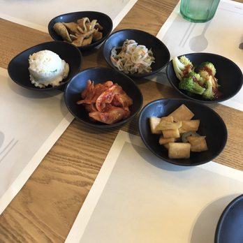 Dish Korean Cuisine - Sample dishes that comes with every meal. - Korean Near Me - Chamblee, Georgia Dish Korean Cuisine - Sample dishes that comes with every meal. - Korean Near Me - Chamblee, Georgia