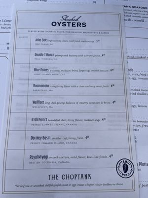 Menu photo 8 The Choptank Annapolis, MD Menu photo 8 The Choptank Annapolis, MD
