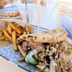 Grilled Chicken Naan