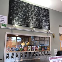 Inside the brewery